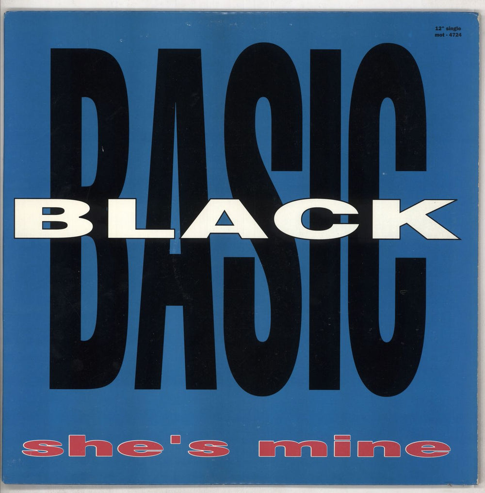 Basic Black She's Mine UK 12" vinyl single (12 inch record / Maxi-single) MOT-4724