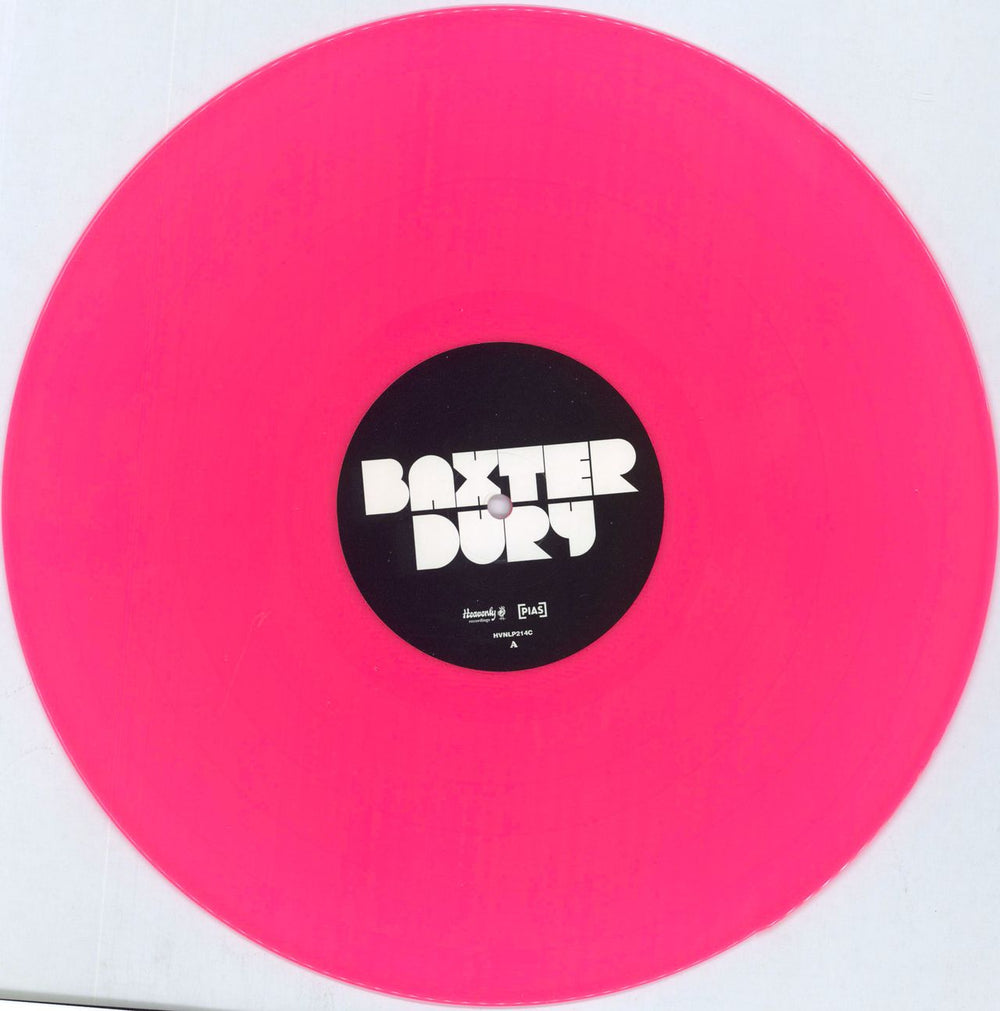 Baxter Dury I Thought I Was Better Than You - Pink Vinyl UK vinyl LP album (LP record) BXDLPIT816336