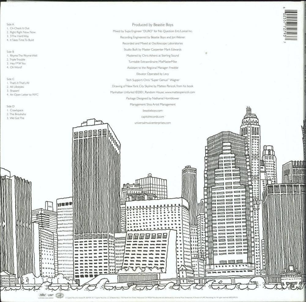 Beastie Boys To The 5 Boroughs - Blue Vinyl US 2-LP vinyl record set (Double LP Album) 602557727937