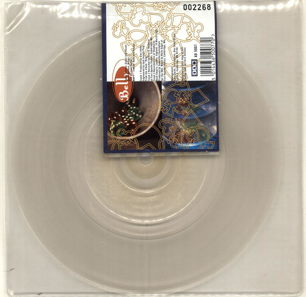 Belly Seal My Fate - Clear Vinyl - Sealed UK 7" vinyl single (7 inch record / 45) ELY07SE51641