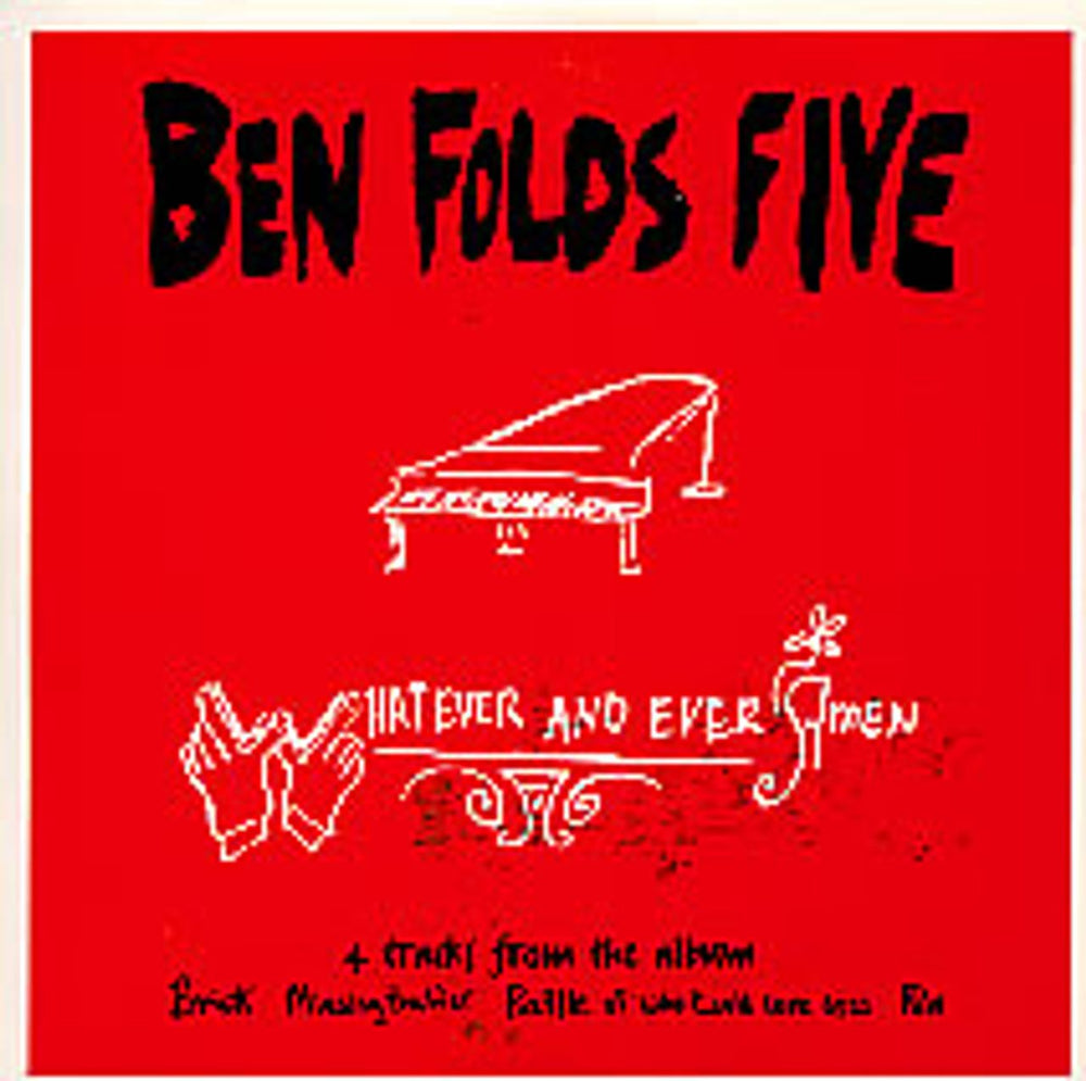 Ben Folds Five Whatever & Ever Amen - Sampler UK Promo CD single (CD5 / 5") XPCD2253