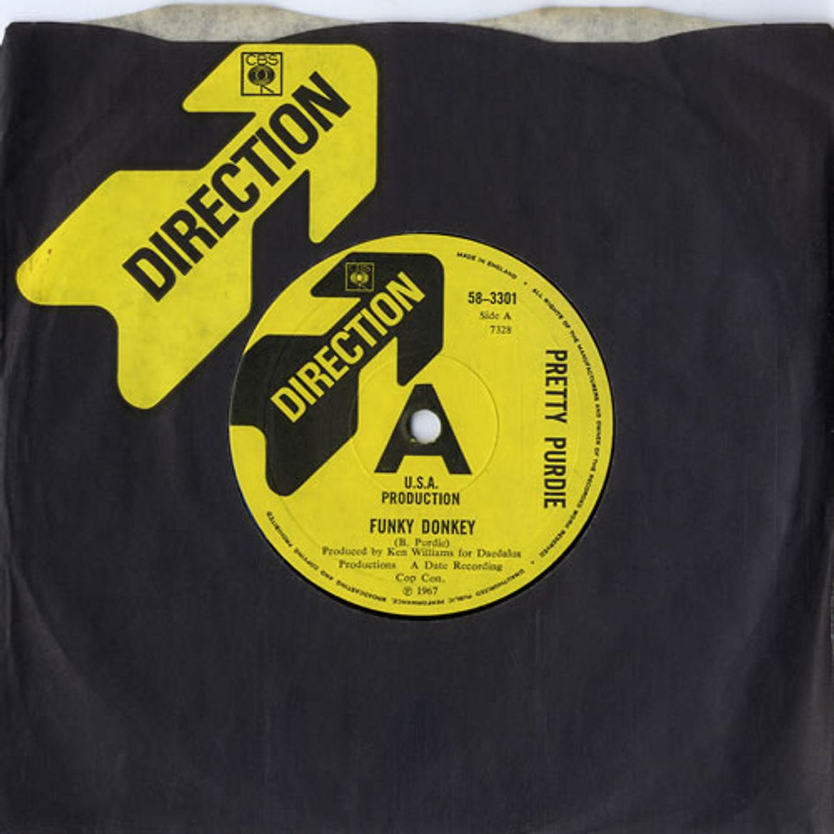 Bernard 'Pretty' Purdie Funky Donkey - A Label UK Promo 7