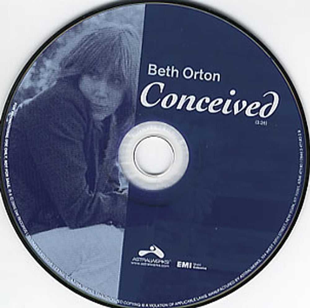 Beth Orton Conceived US Promo CD single (CD5 / 5") ASW47180