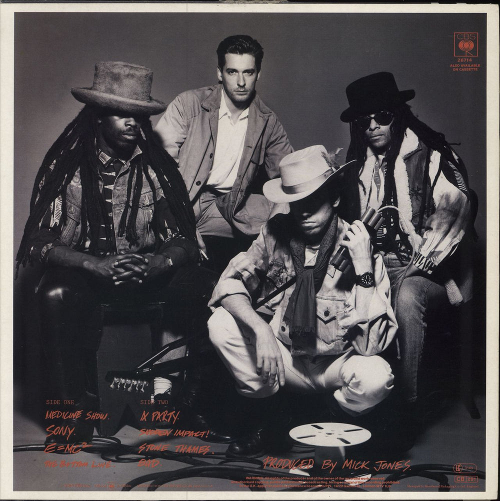 Big Audio Dynamite This Is Big Audio Dynamite - 1st - Promo sticker UK vinyl LP album (LP record)