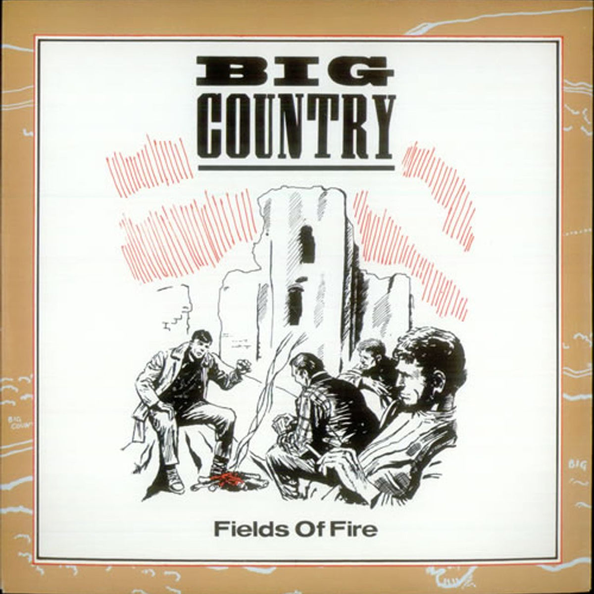 Big Country Fields Of Fire Glossy Sleeve UK 7" vinyl —