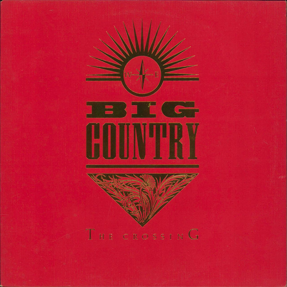 Big Country The Crossing - Red Sleeve - EX UK vinyl LP album (LP record) MERS27