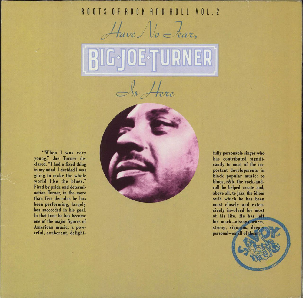 Big Joe Turner Have No Fear, Big Joe Turner Is Here German 2-LP vinyl record set (Double LP Album) WL70822(2)