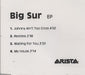 Big Sur Big Sur EP UK Promo CD-R acetate CD-R ACETATE