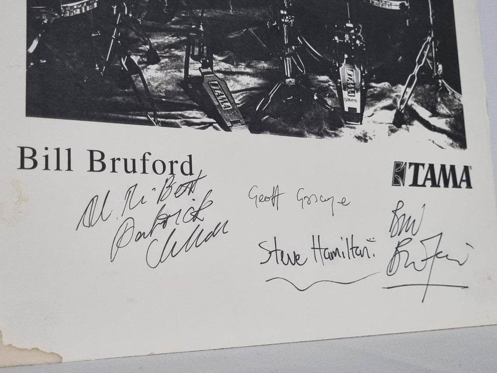 Bill Bruford Bill Bruford's Earthworks Band - Signed UK memorabilia BFOMMBI705594