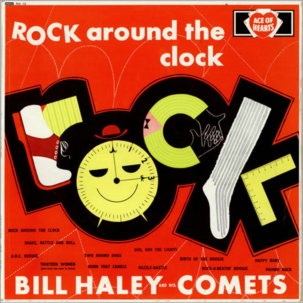 Bill Haley & The Comets Rock Around The Clock UK vinyl LP album (LP record) AH13