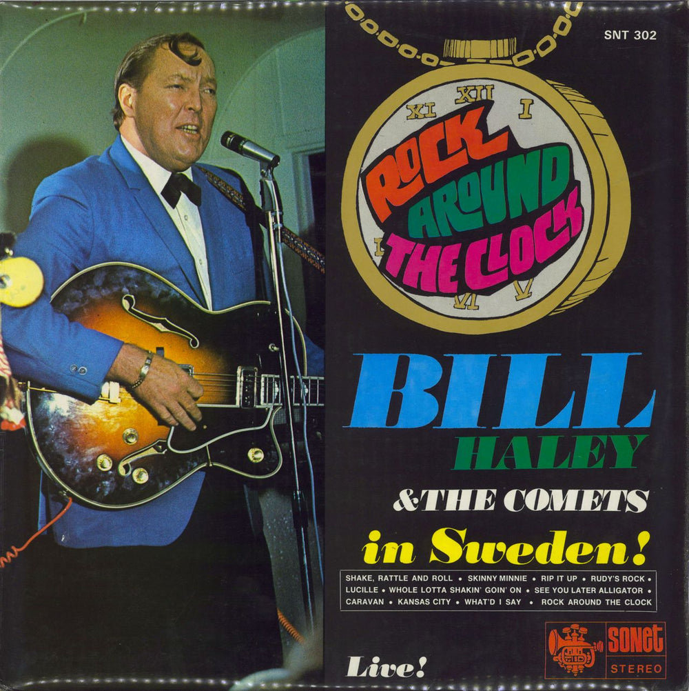 Bill Haley & The Comets Rock Around The Clock UK vinyl LP album (LP record) SNT302