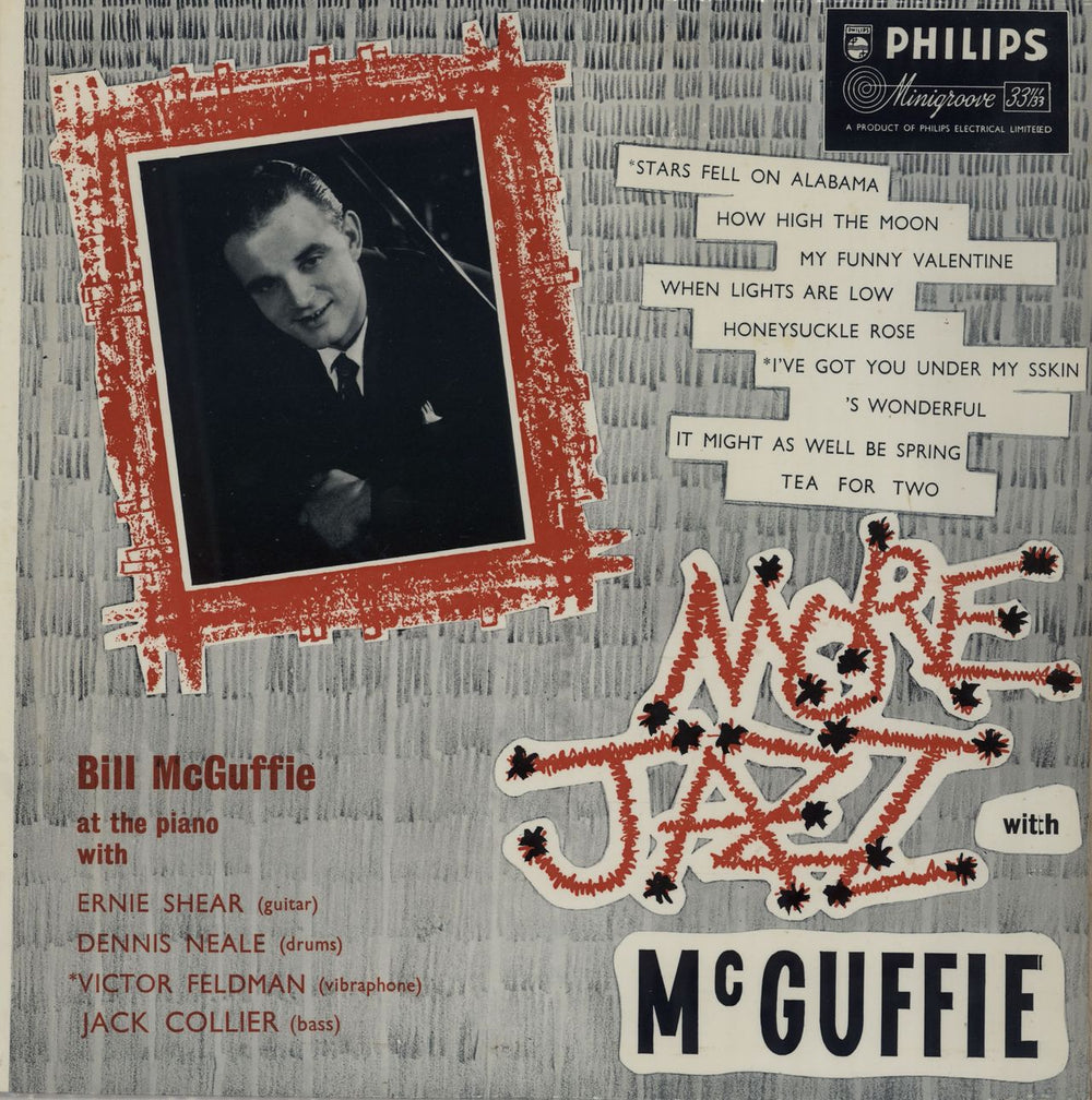 Bill McGuffie More Jazz With McGuffie UK vinyl LP album (LP record) BBL7072