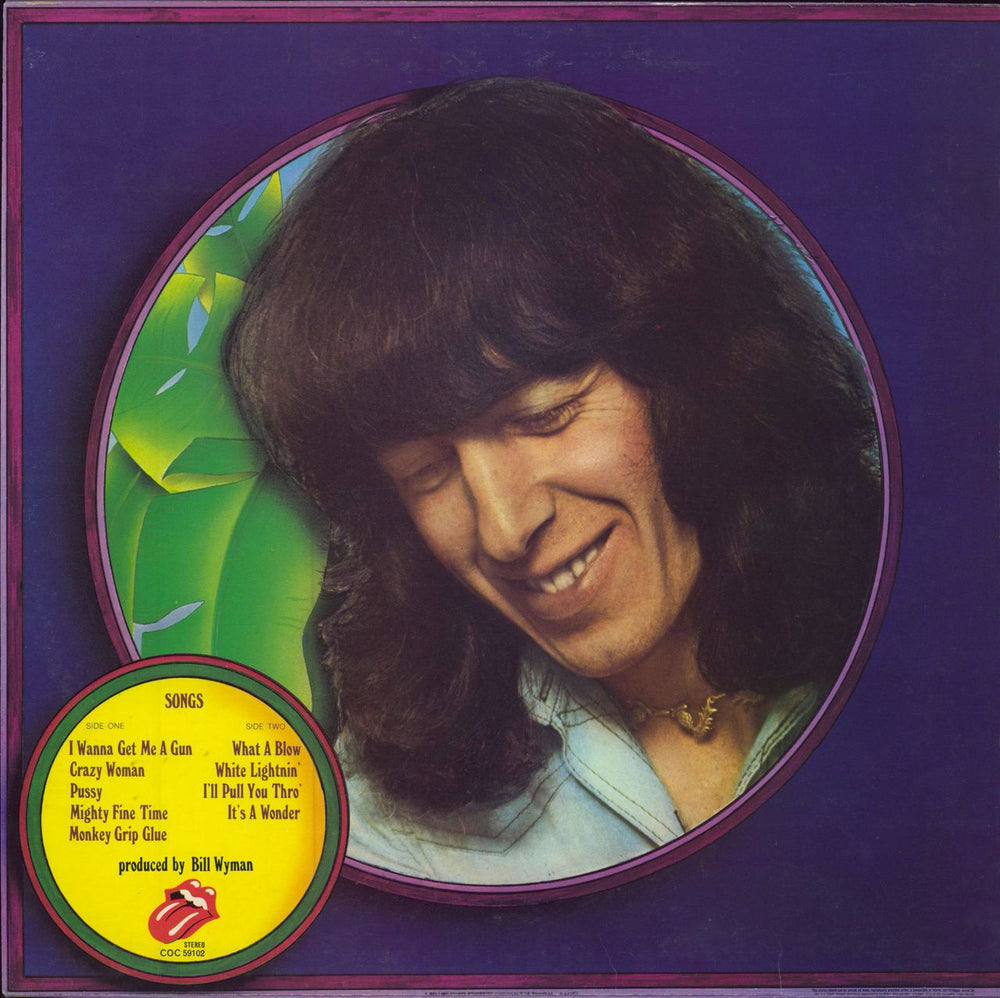 Bill Wyman Monkey Grip + Inner UK vinyl LP album (LP record)