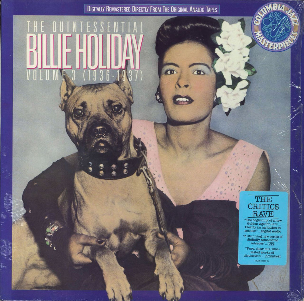 Billie Holiday The Quintessential Billie Holiday Volume 3 (1936-1937) - Shrink US vinyl LP album (LP record) CJ44048