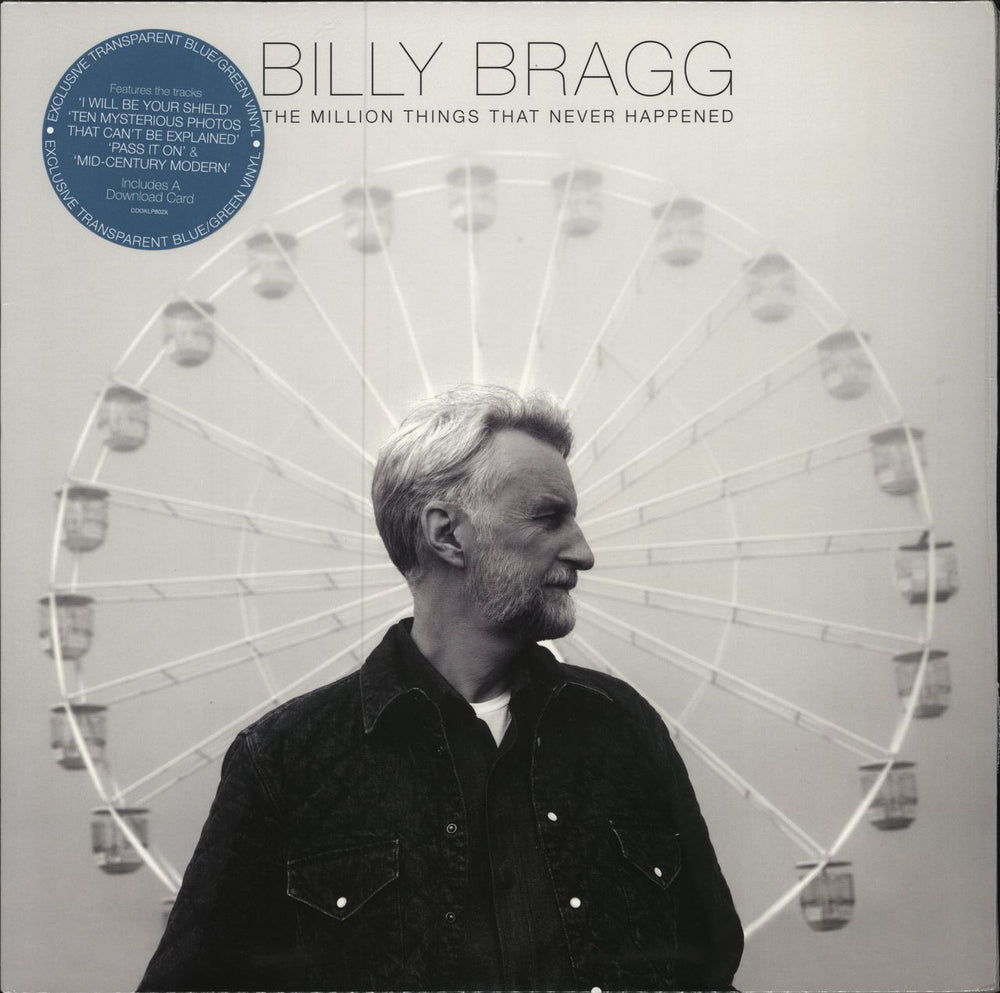 Billy Bragg The Million Things That Never Happened - Blue/Green Vinyl - Sealed UK vinyl LP album (LP record) COOKLP802X