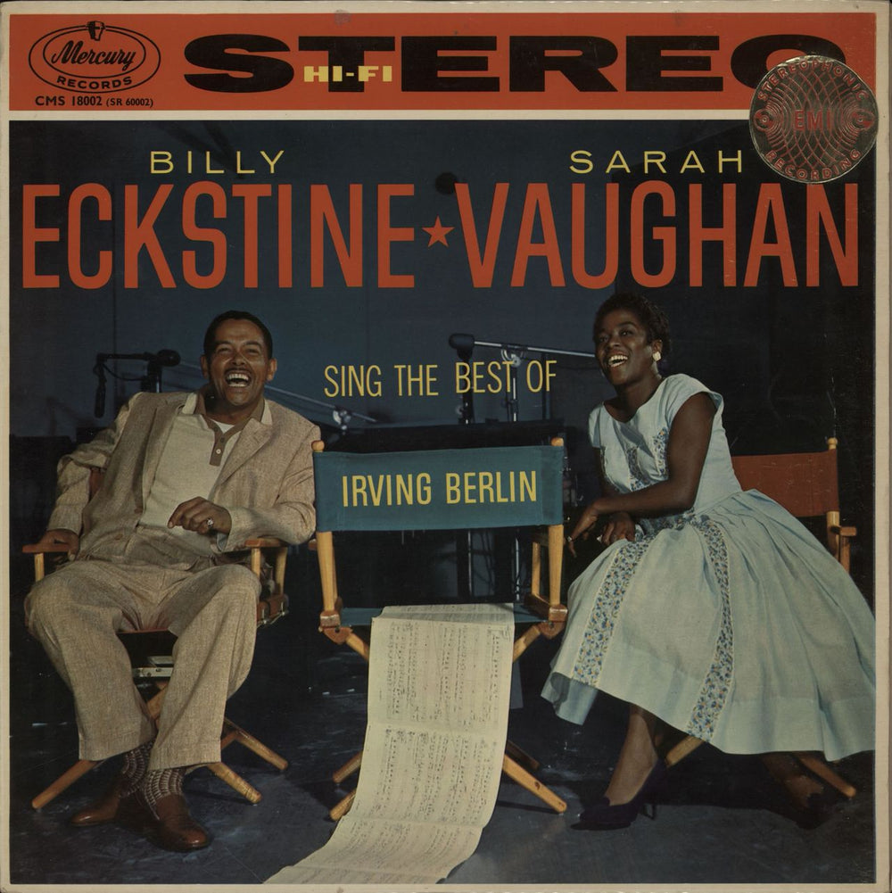 Billy Eckstine & Sarah Vaughan Sing The Best Of Irving Berlin UK vinyl LP album (LP record) CMS18002