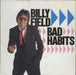 Billy Field Bad Habits - A-label + Sleeve UK Promo 7" vinyl single (7 inch record / 45) CBSA2097