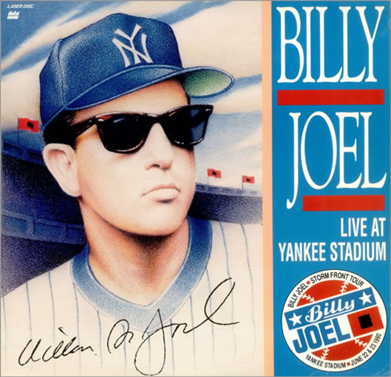 Billy Joel Live At Yankee Stadium US laserdisc / lazerdisc MLV49061