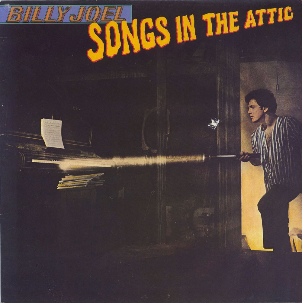 Billy Joel Songs In The Attic - EX UK vinyl LP album (LP record) CBS32364