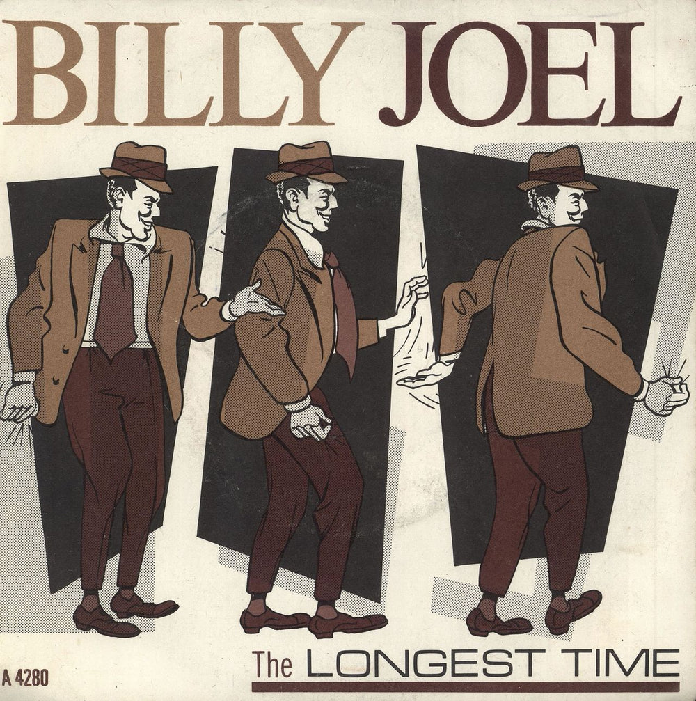 Billy Joel The Longest Time - Solid UK 7" vinyl single (7 inch record / 45) A4280