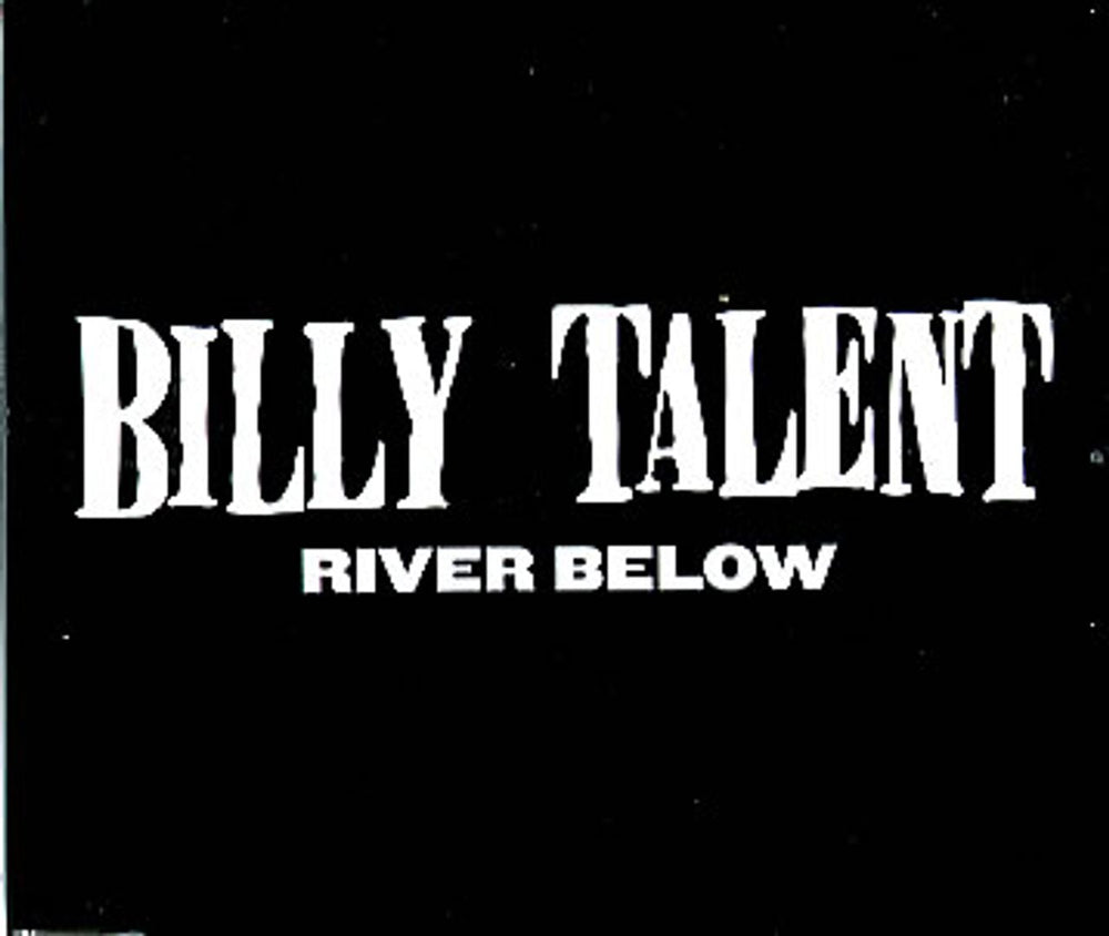 Billy Talent River Below UK Promo CD single (CD5 / 5") PRO4908