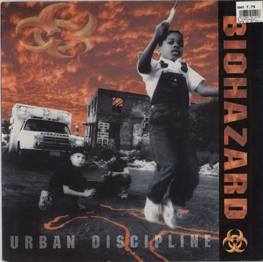 Biohazard Urban Discipline Dutch vinyl LP album (LP record) RR9112-1