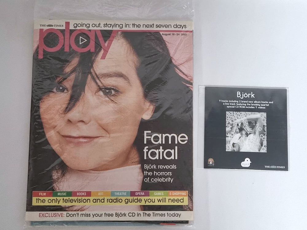 Björk Björk - With Magazine UK Promo CD album (CDLP) 19179