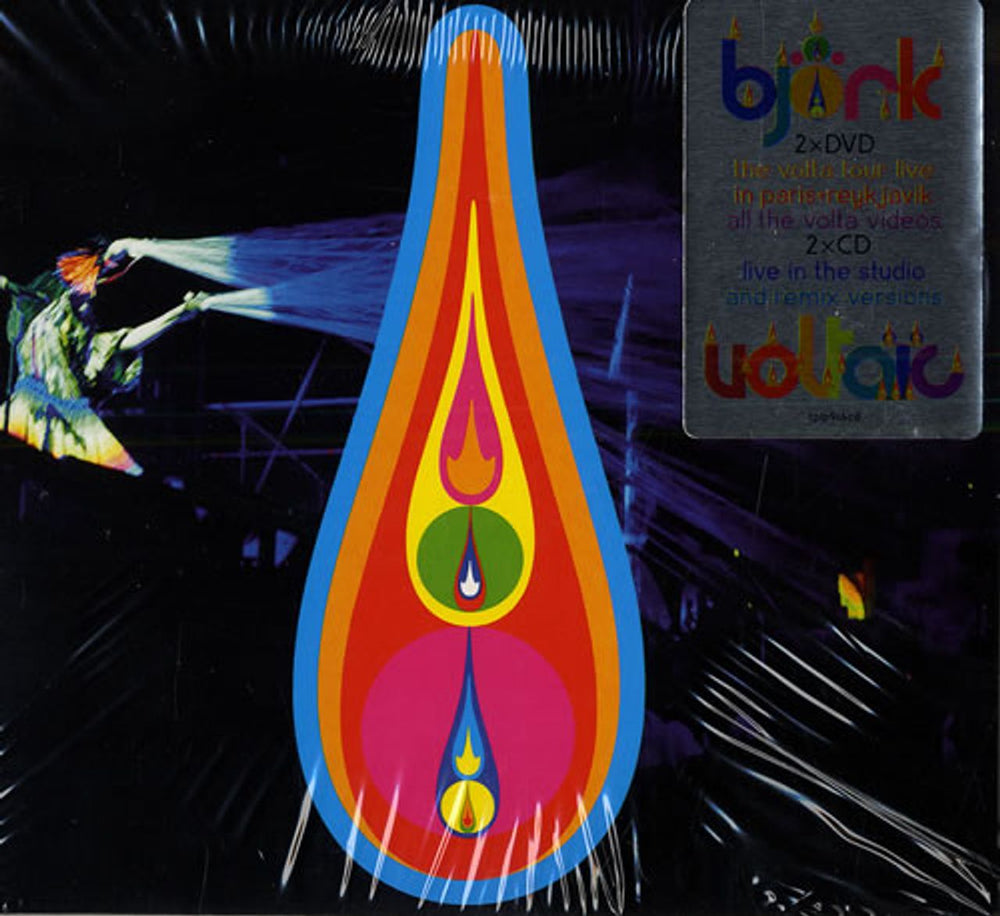 Björk Voltaic UK 4-CD album set TPLP916CD