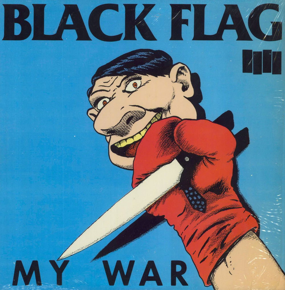 Black Flag My War - 1st - Open Shrink US vinyl LP album (LP record) SST023