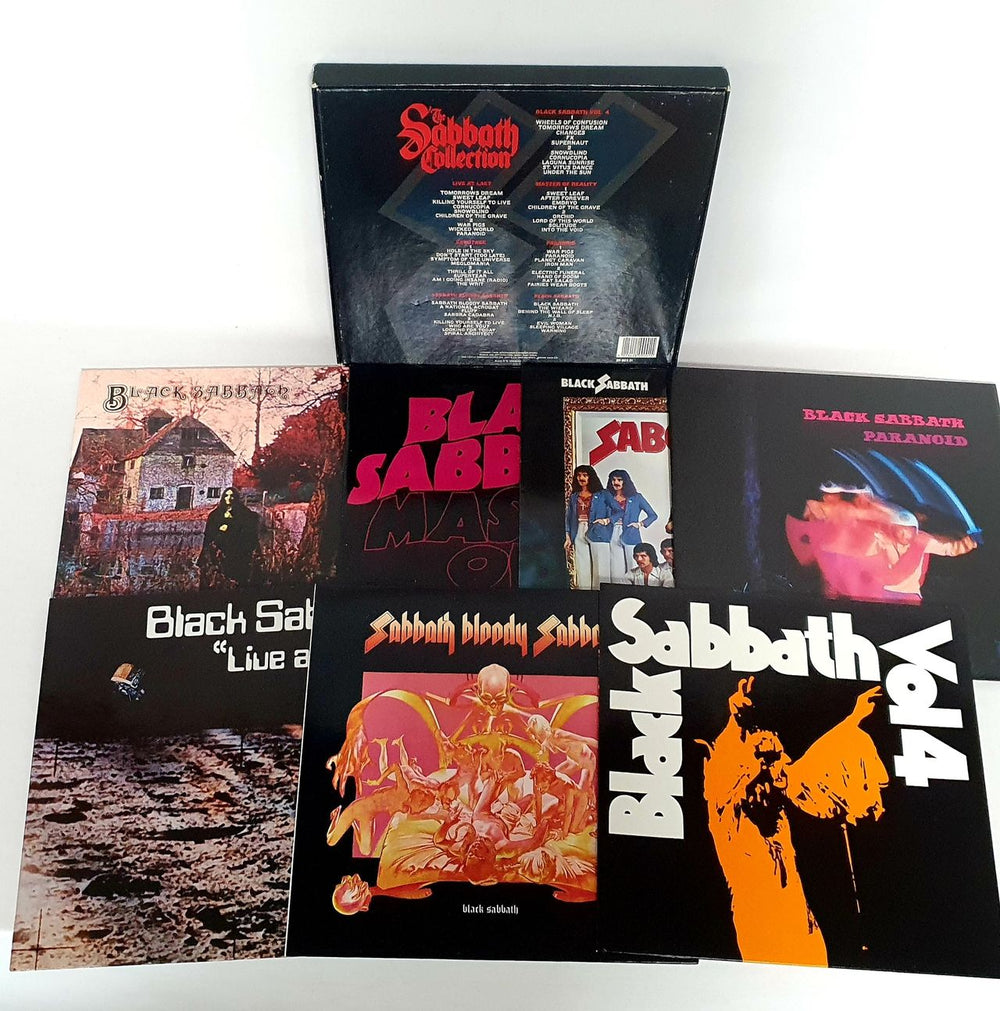 Black Sabbath The Sabbath Collection + Poster - VG UK Vinyl Box Set BLKVXTH765247