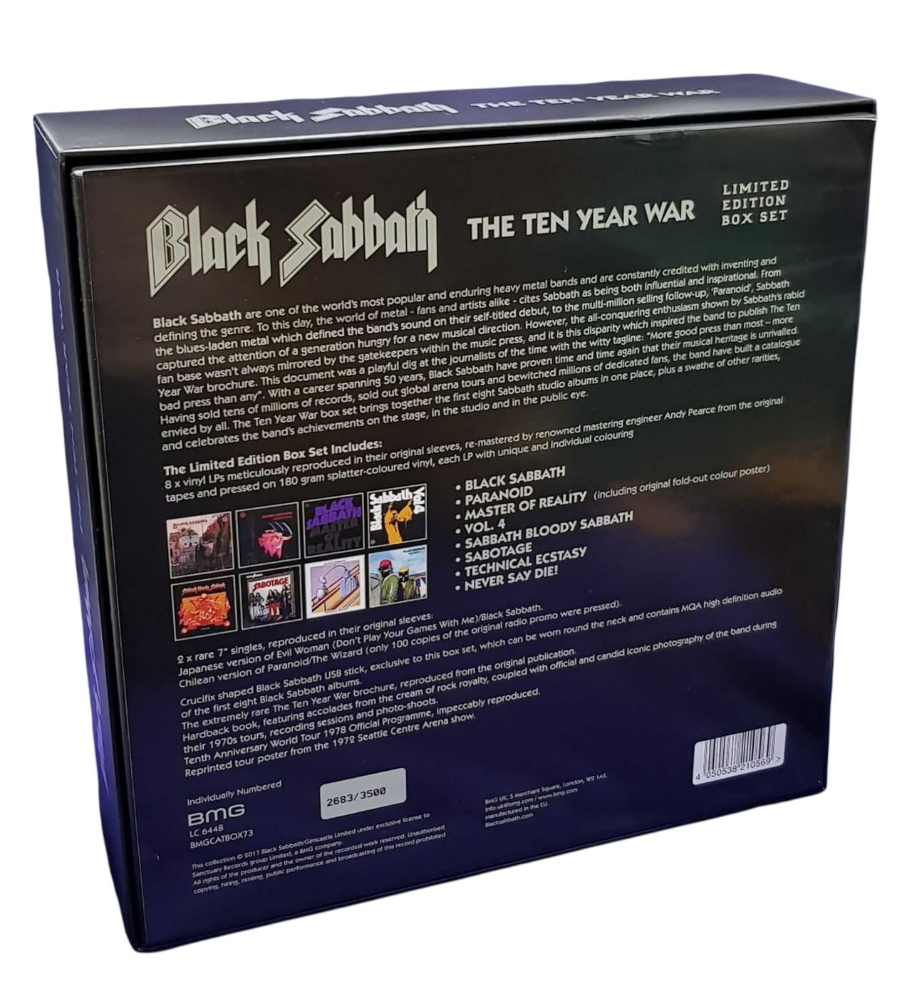 Black Sabbath The Ten Year War Uk Vinyl Box Set —