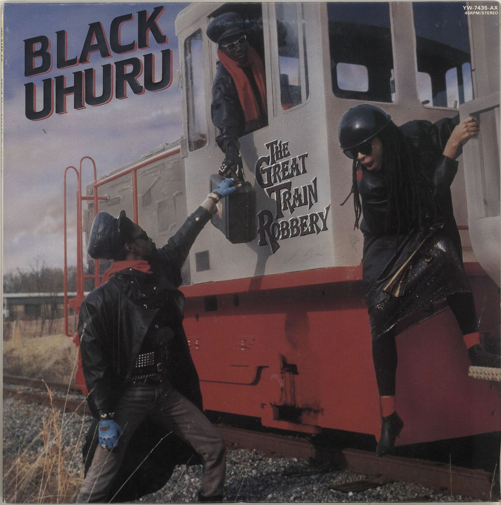 Black Uhuru The Great Train Robbery Japanese Promo 12" vinyl single (12 inch record / Maxi-single) YW-7435-AX