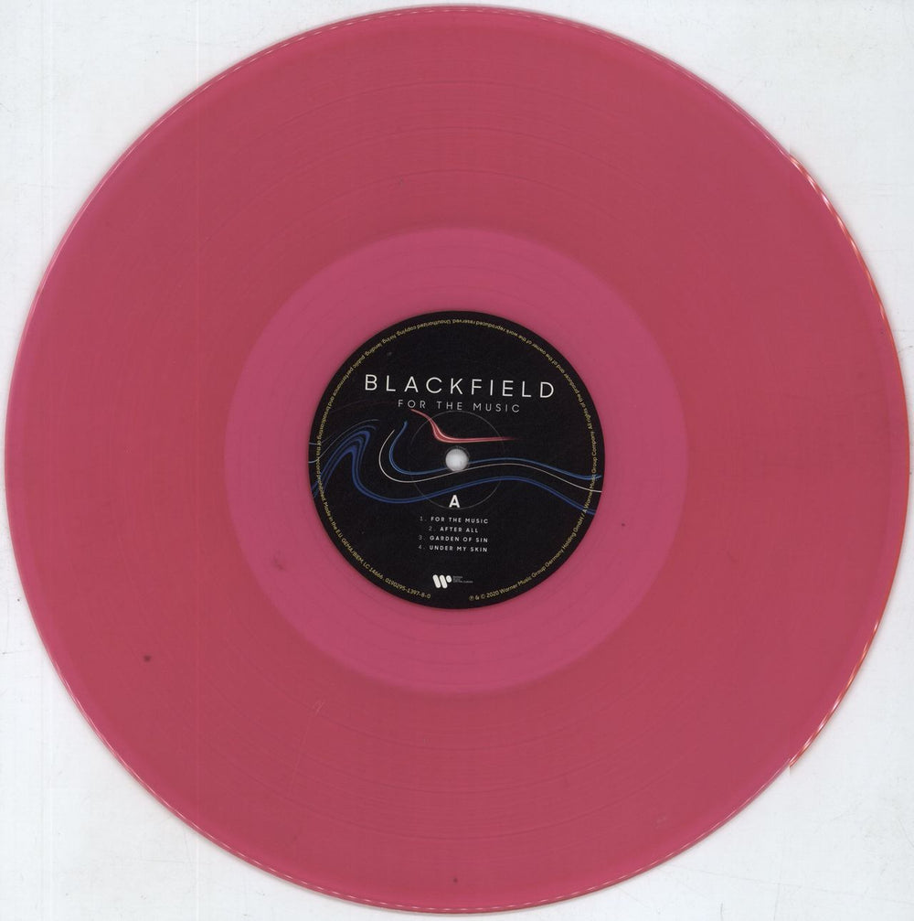 Blackfield For The Music - Pink Vinyl UK vinyl LP album (LP record) 190295139780