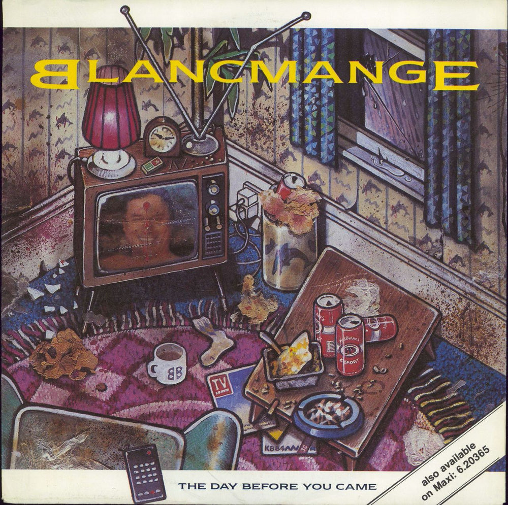 Blancmange The Day Before You Came German 7" vinyl single (7 inch record / 45) 6.14190