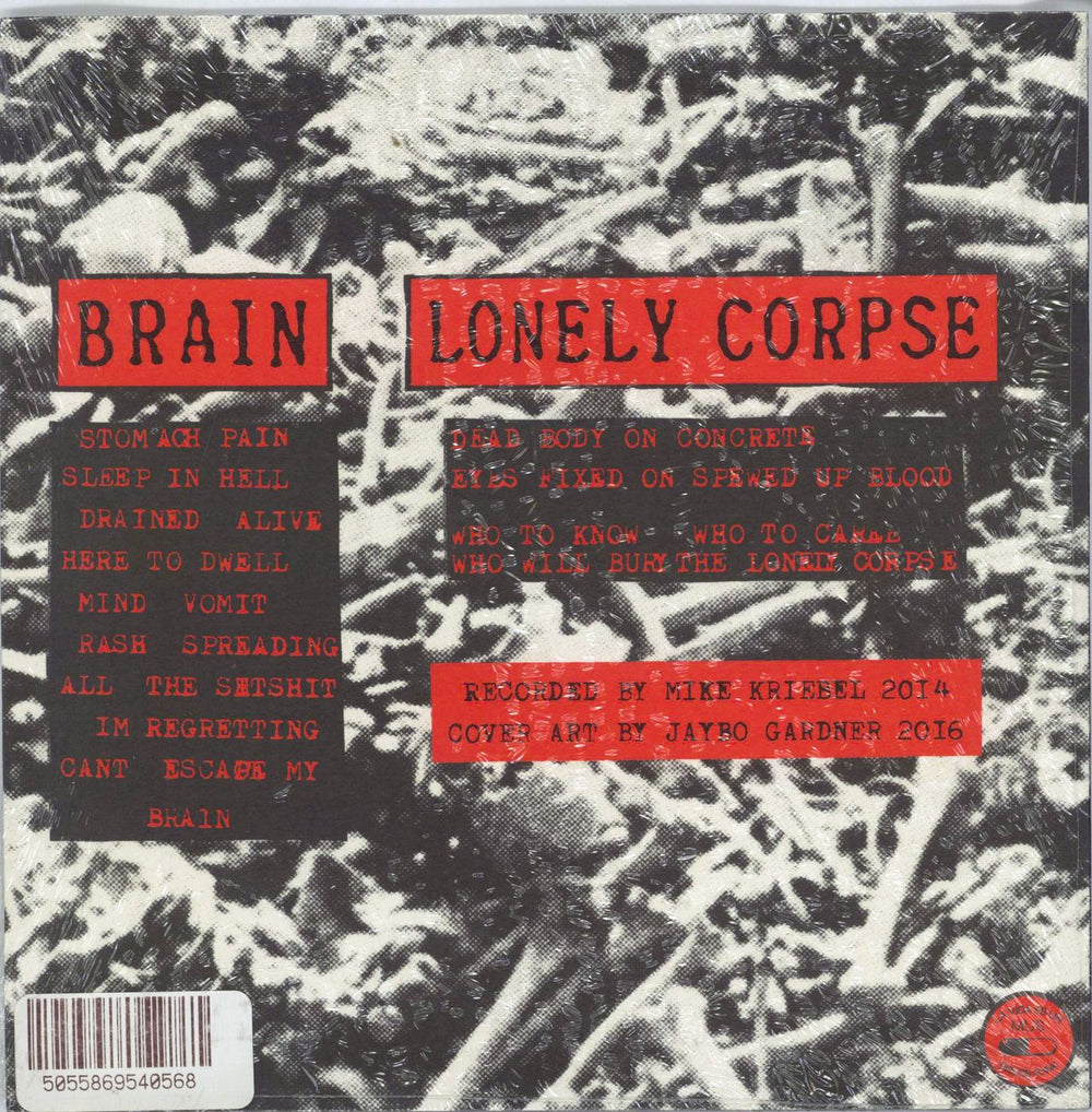 Blazing Eye Lonely Corpse + Shrink UK 7" vinyl single (7 inch record / 45) xxxxxxxx