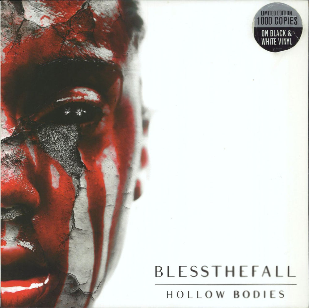 blessthefall Hollow Bodies - Black Spot White Vinyl - Hypesticker US vinyl LP album (LP record) FRL30178-1