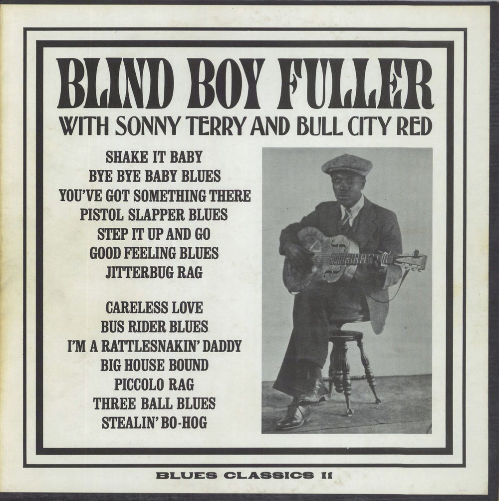 Blind Boy Fuller Blind Boy Fuller With Sonny Terry And Bull City Red US vinyl LP album (LP record) BC11