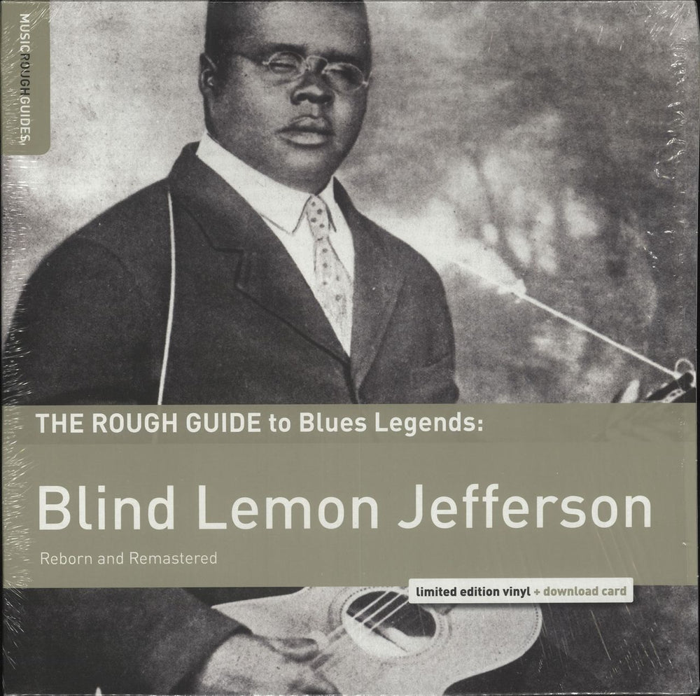 Blind Lemon Jefferson The Rough Guide To Blues Legends: Blind Lemon Jefferson (Reborn And Remastered) UK vinyl LP album (LP record) RGNET1298LP