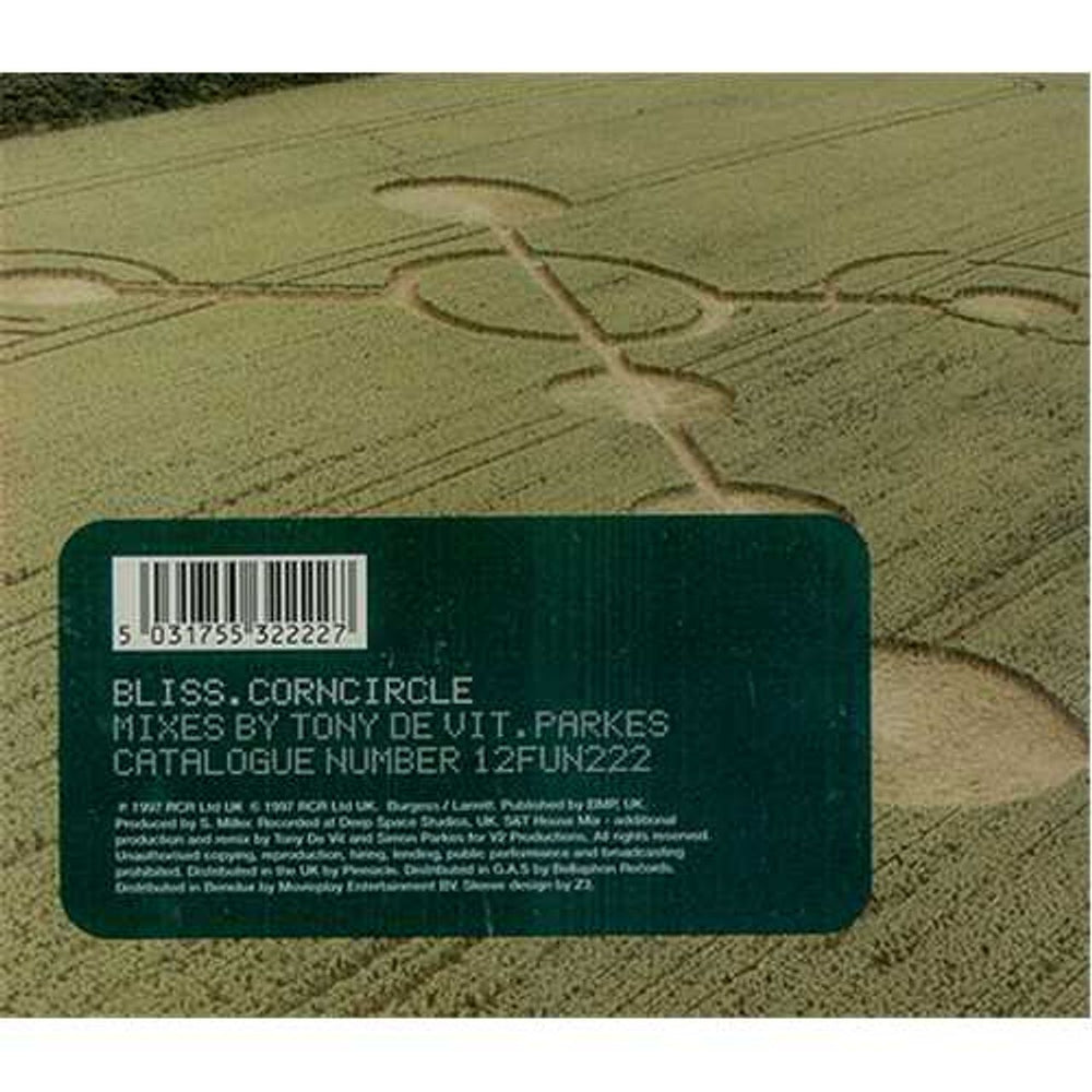 Bliss Corncircle UK CD single (CD5 / 5") 12FUN222