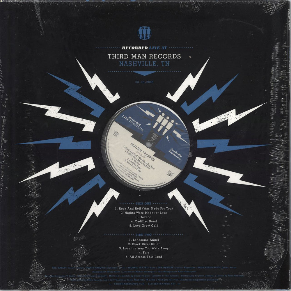 Blitzen Trapper Live At Third Man Records - Sealed US vinyl LP album (LP record)