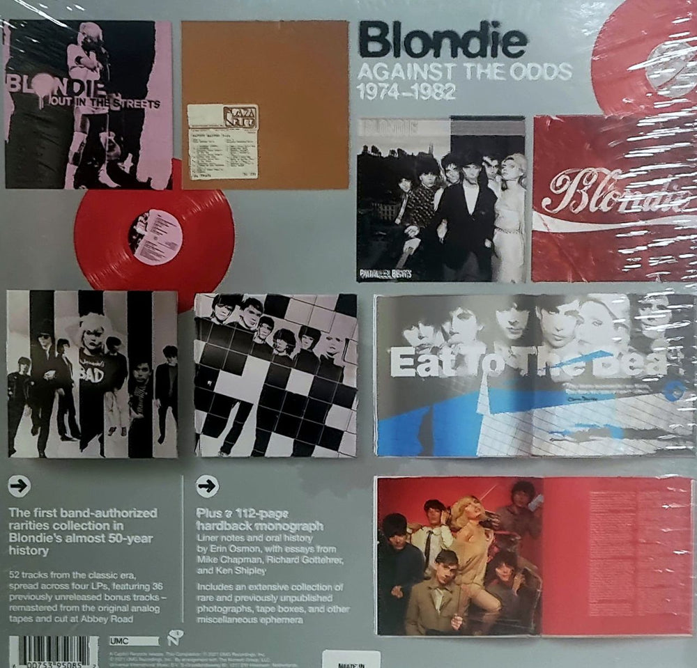 Blondie Against The Odds 1974-1982 - Red Vinyl - Sealed Box UK Vinyl Box Set BLOVXAG803135