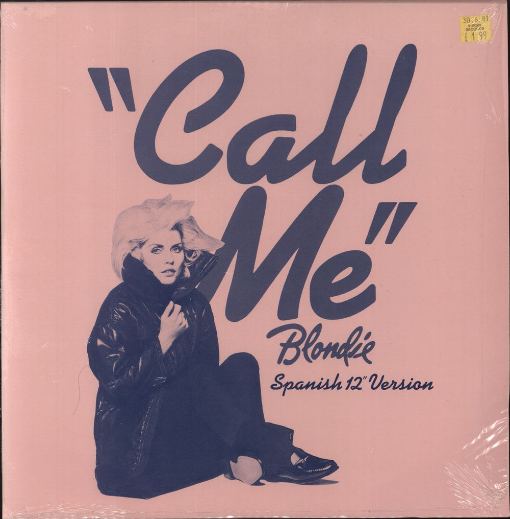 Blondie Call Me (Spanish Version) UK 12" vinyl single (12 inch record / Maxi-single) CHS122514