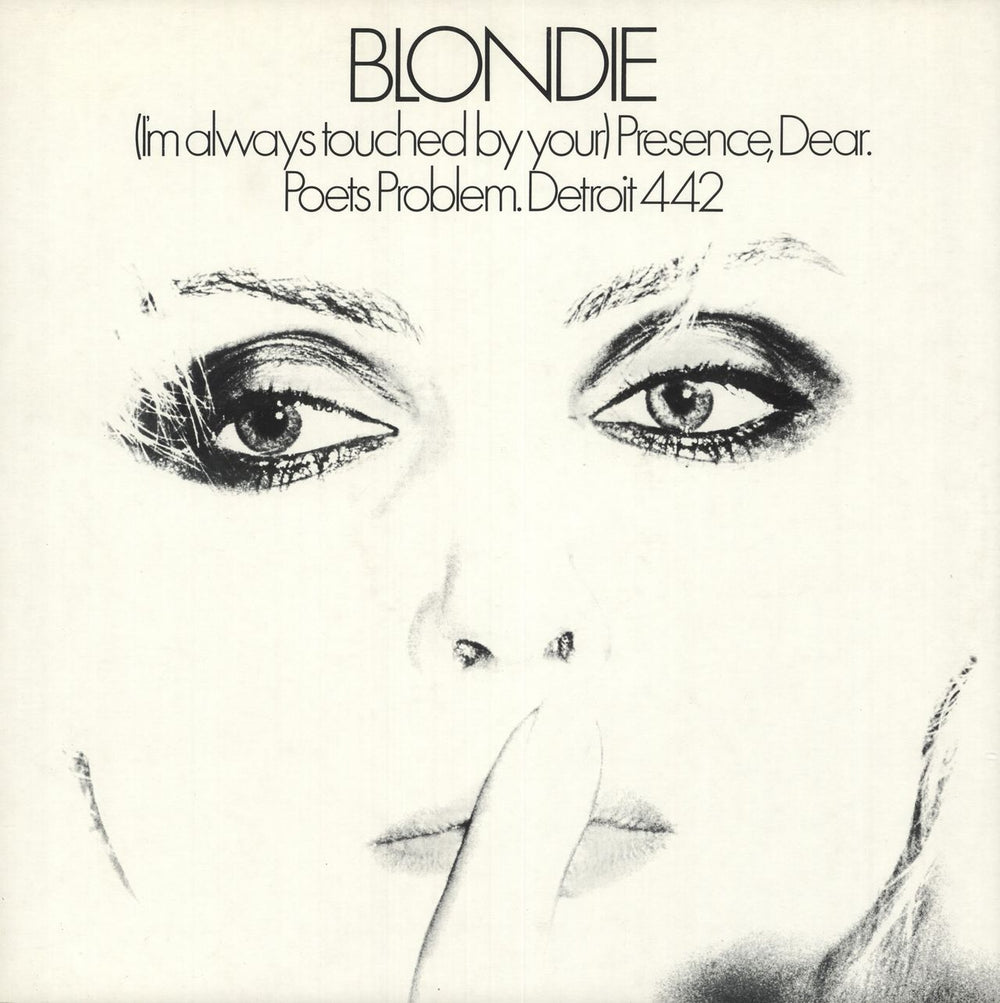 Blondie I'm Always Touched By Your Presence Dear UK 12" vinyl single (12 inch record / Maxi-single) CHS2217/12