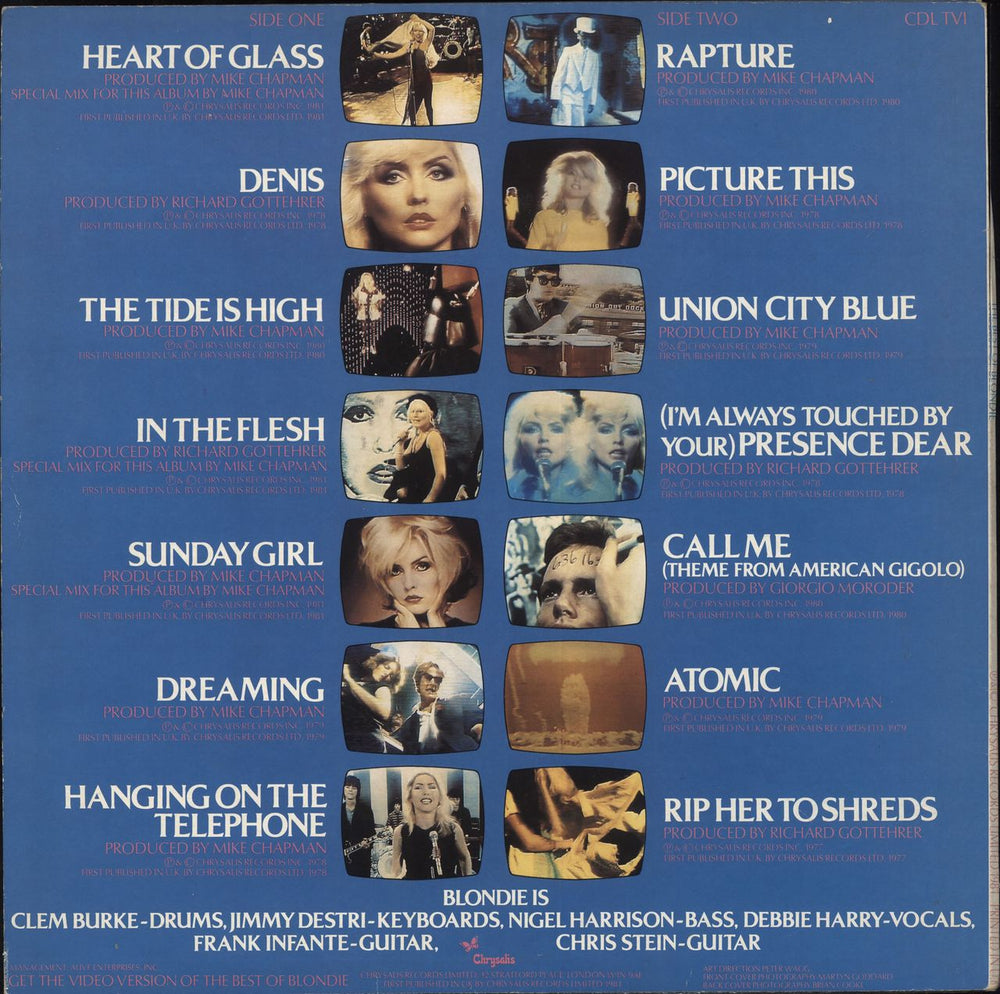 Blondie The Best Of Blondie - 1st - Hype Sticker UK vinyl LP album (LP record) 5013136137118