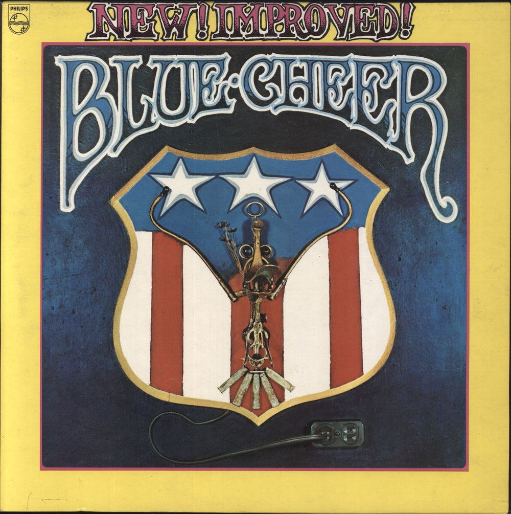 Blue Cheer New! Improved! UK vinyl LP album (LP record) SBL7896