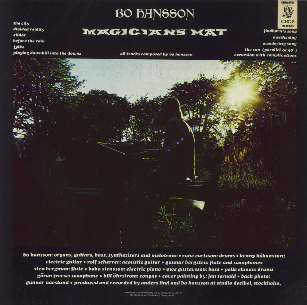 Bo Hansson Magician's Hat UK vinyl LP album (LP record)