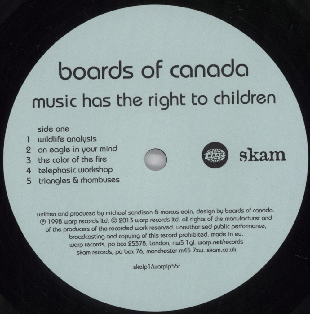 Boards Of Canada Music Has The Right To Children UK 2-LP vinyl record set (Double LP Album) BOF2LMU820460