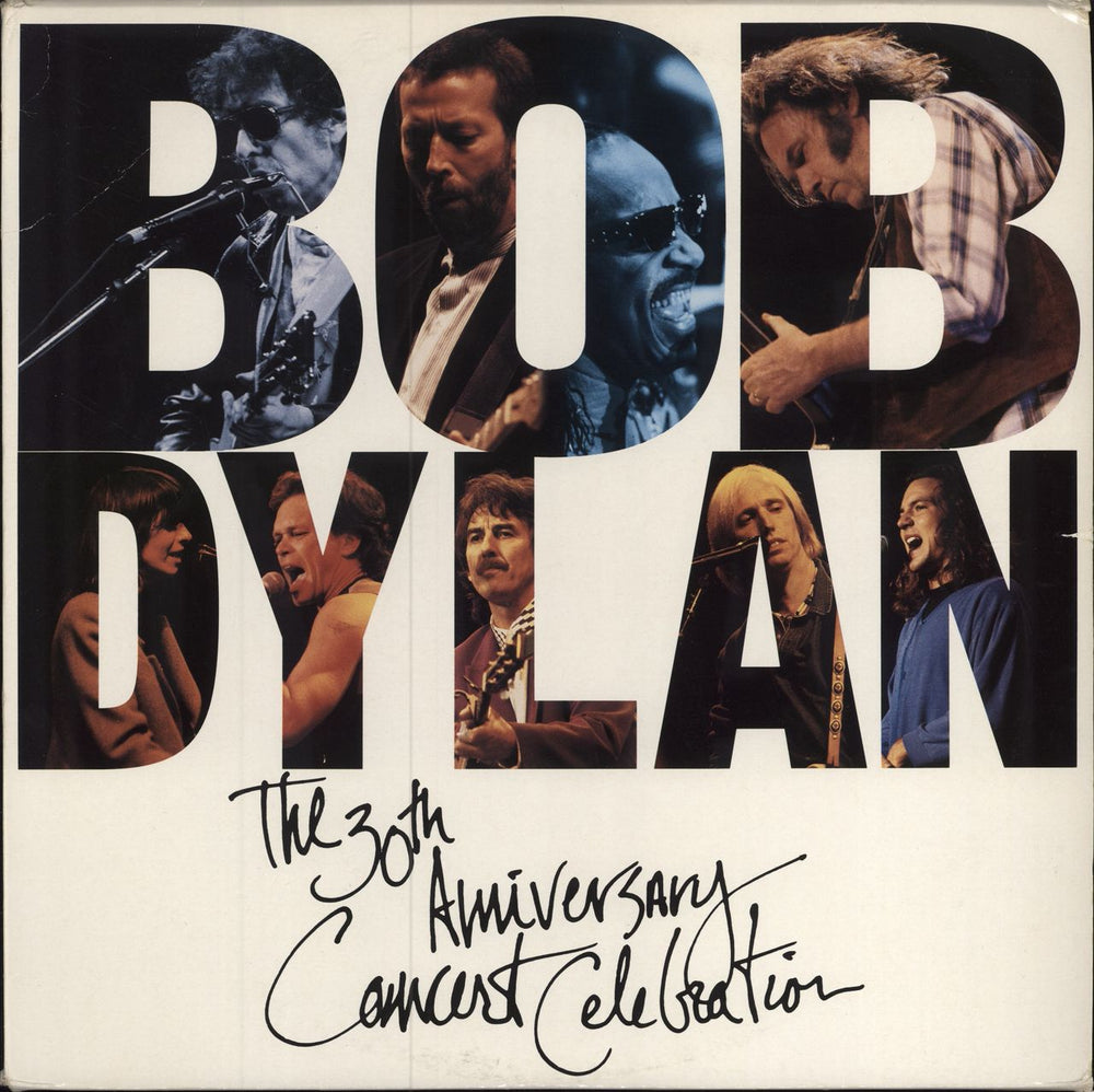 Bob Dylan 30th Anniversary Concert Celebration - EX UK 3-LP vinyl record set (Triple LP Album) COL474000-1