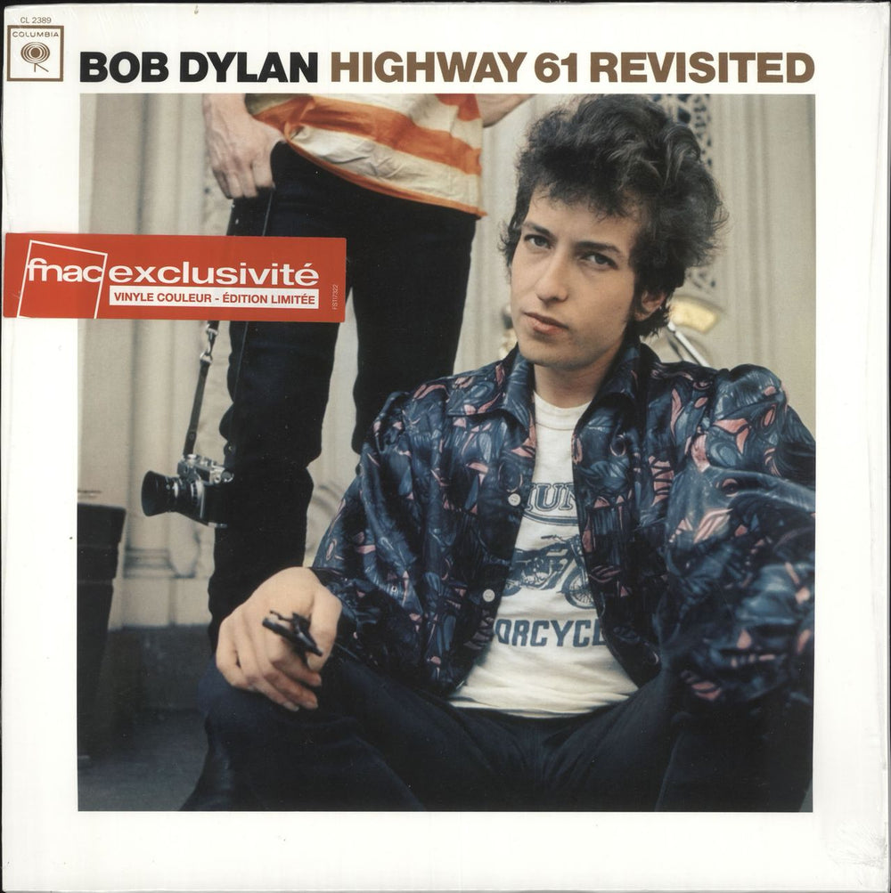 Bob Dylan Highway 61 Revisited - White Vinyl - Mispress French vinyl LP album (LP record) CL2389
