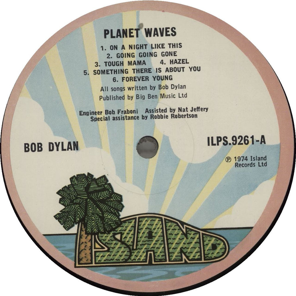 Bob Dylan Planet Waves - 1st + Insert Dutch vinyl LP album (LP record)